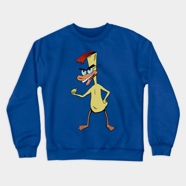 Duckman Crewneck Sweatshirt by Black Snow Comics